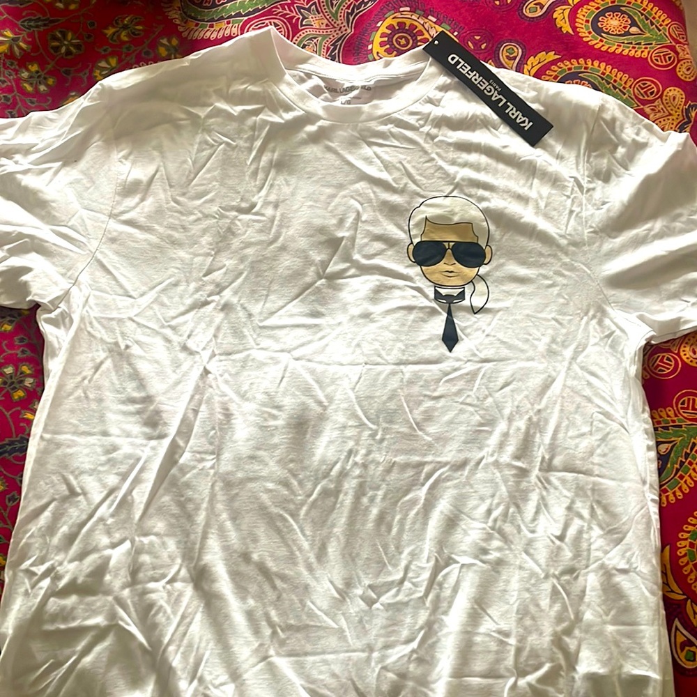 Karl Lagerfeld NWT white t shirt